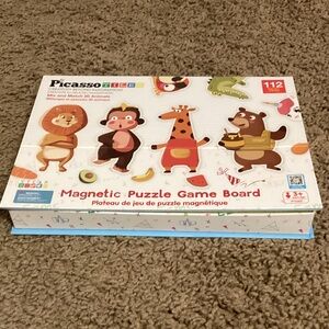 Magnetic Animal Puzzle Game - Multicolor New Never used